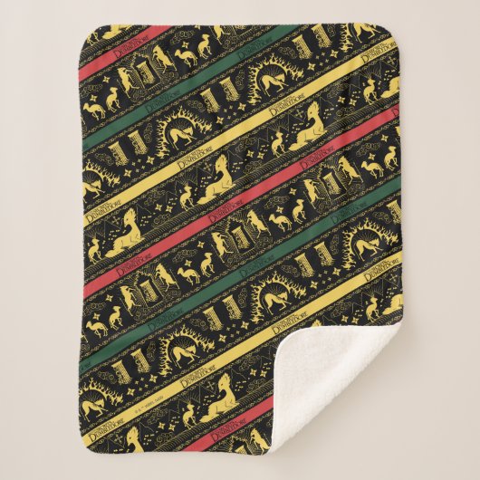 Qilin Layered Pattern Sherpa Deken (Voorkant)