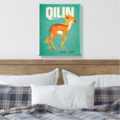 Qilin Vintage Graphic Canvas Afdruk (Insitu (Slaapkamer))