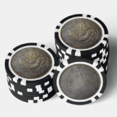 Qing-dynastie Chinese munt poker chips (Opstapeling)