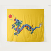 Qing Dynasty (1890-1911) vlag Bosbouw Wandkleed (Voorkant (horizontaal))