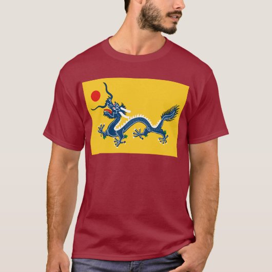 Qing Dynasty Flag T-shirt (Voorkant)