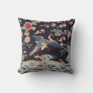 Qing Dynasty Golden Pheasant Decor Pillow Kussen