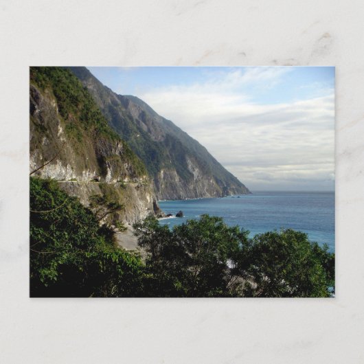 Qingshui Cliffs, The Suhua Highway, Taiwan Briefkaart (Voorkant)