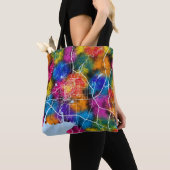 Qinzhou China Stadsplattegrond Tote Bag (Dichtbij)