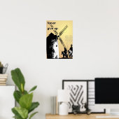 Qixote prijsdoorzettingsposter poster (Thuiskantoor)