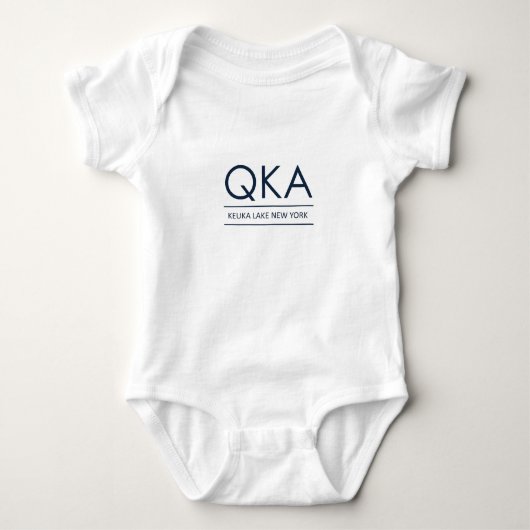 QKA Keuka Lake New York Romper (Voorkant)