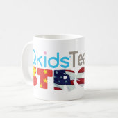 Qkids Teachers STRONG (Chinees, VS en Canada) Koffiemok (Voorkant links)