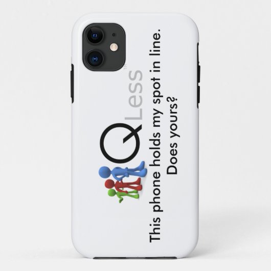 QLess iPhone 5 Hoesje - Zelden daar (Achterkant)