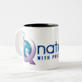 QNation.FM Two-Tone Mok (Voorkant links)