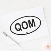 QOM OVALE STICKER (Envelop)