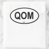 QOM OVALE STICKER (Tas)