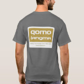 Qomolangma T-shirt (Achterkant)