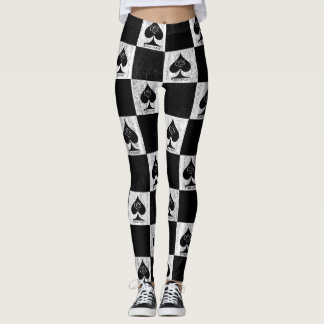 QoS-stijl koningin van schoppenwijken Leggings
