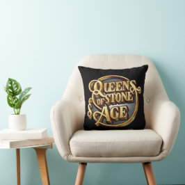 QOTSA Design Zwart Kussen