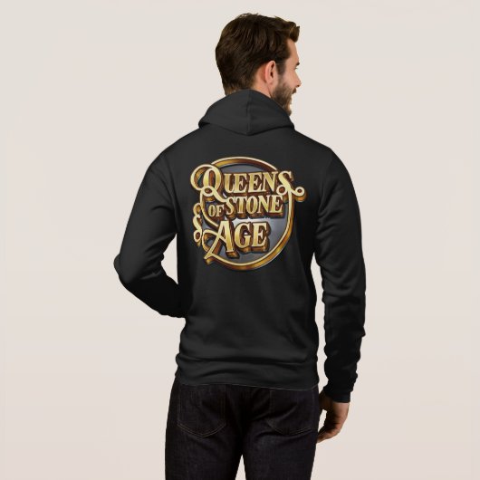 QOTSA Merch: Mannen Hoodie (Achterkant volledig)