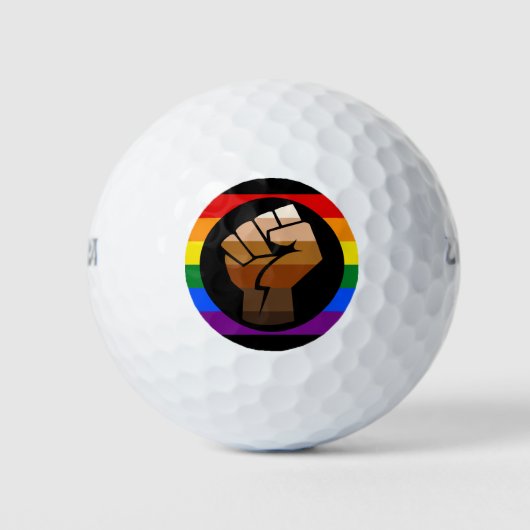 QPOC Pride Golfballen (Voorkant)