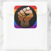 QPOC Pride Vierkante Sticker (Tas)