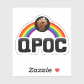 QPOC Progress Pride Sticker (Vel)