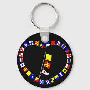 "QR1" "Permission to Lay Parallel" Sleutelhanger