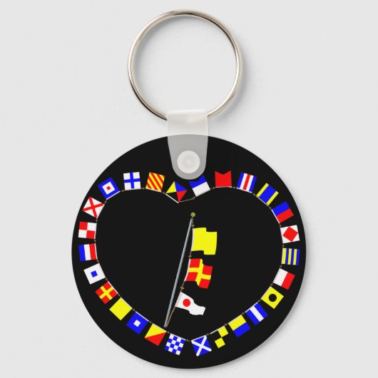 "QR1" "Permission to Lay Parallel" Sleutelhanger (Voorkant)