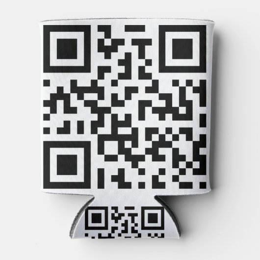QR с о de. Qr-code. streepjescode Blikjeskoeler (Voorkant)
