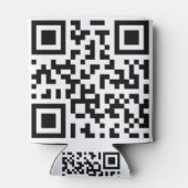 QR с о de. Qr-code. streepjescode Blikjeskoeler (Achterkant)