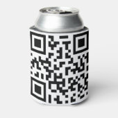 QR с о de. Qr-code. streepjescode Blikjeskoeler (Blikje Achterkant)