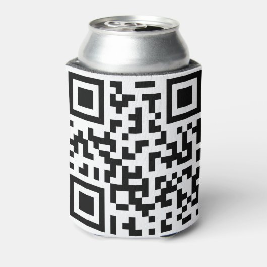 QR с о de. Qr-code. streepjescode Blikjeskoeler (Blikje Achterkant)