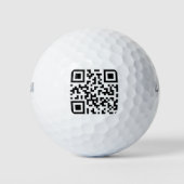 QR с о de. Qr-code. streepjescode Golfballen (Voorkant)