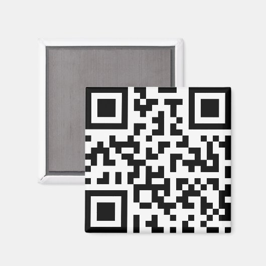 QR с о de. Qr-code. streepjescode Magneet (Voorkant / Achterkant)
