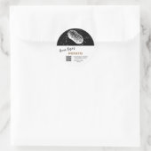 ~* QR AP30 AARDAPPEL + GEDEHYDRATEERDE CONSERVENVR RONDE STICKER (Tas)