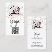 *~* QR AP33 Regenboog Spiritueel Chakra Celestial Visitekaartje (Voorkant / Achterkant)