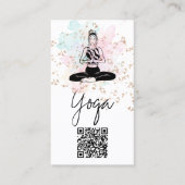 ** QR AP33 Regenboog Spirituele Chakra Yoga Visitekaartje (Voorkant)