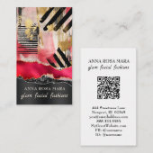 *~* QR AP5 Glam Punk Luxe 2 Fashion Bold Beauty  Visitekaartje (Voorkant / Achterkant)