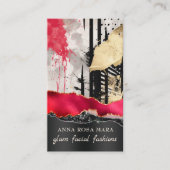 *~* QR AP5 Glam Punk Luxe 3  Fashion Bold Beauty  Visitekaartje (Voorkant)