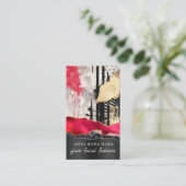*~* QR AP5 Glam Punk Luxe 3 Mode Bold Schoonheid Visitekaartje (Staand voorkant)