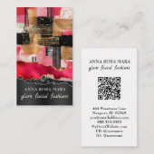 *~* QR AP5 Glam Punk Luxe 5  Fashion Bold Beauty  Visitekaartje (Voorkant / Achterkant)
