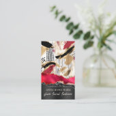 *~* QR AP5 Glam Punk Luxe 8 Fashion Bold Beauty  Visitekaartje (Staand voorkant)