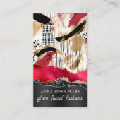 *~* QR AP5 Glam Punk Luxe 8 Fashion Bold Beauty  Visitekaartje (Voorkant)