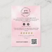 *~* QR -AP8 COSMIC DRIP DANK U Review Informatiekaartje (Achterkant)