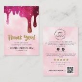 *~* QR -AP8 COSMIC DRIP DANK U Review Informatiekaartje (Voorkant / Achterkant)