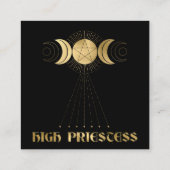 *~* QR - AP8 DANK U DE Gold Star Review TAROT - Informatiekaartje (Achterkant)