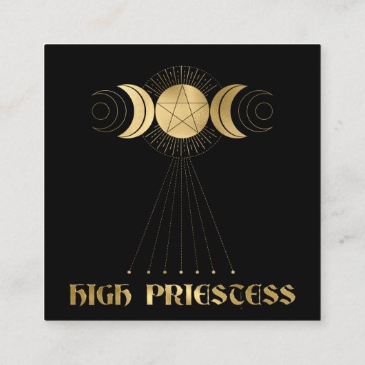 *~* QR - AP8 DANK U DE Gold Star Review TAROT - Informatiekaartje (Achterkant)