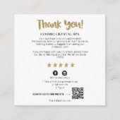 *~* QR - AP8 DANK U Gold Star Review Informatiekaartje (Voorkant)