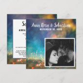 *~* QR AR6 SAVE the DATE FOTO Trouwwebsite (Voorkant / Achterkant)