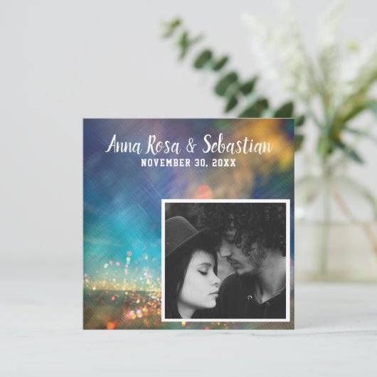 *~* QR AR6 SAVE the DATE FOTO Trouwwebsite (Staand voorkant)