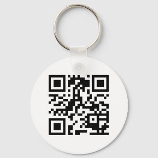 QR Barcode-Sleutelhanger van http://www.qrsource.c Sleutelhanger