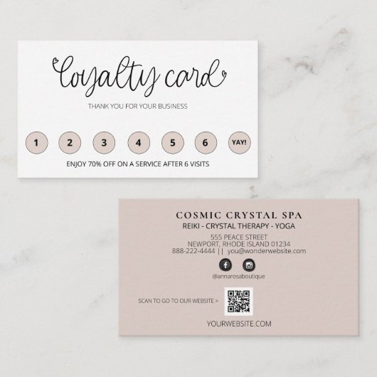 *~* QR Bedankt dat je Roos Gold Hearts beloont Klantenkaartje