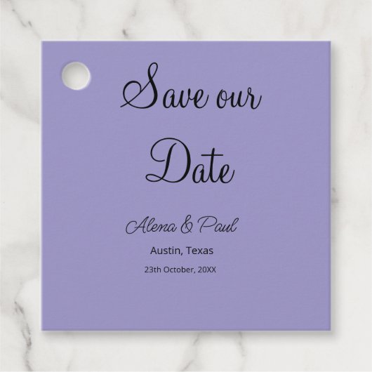 QR Bewaar onze datum toevoegen fotonaam datum zwar Bedankjes Labels (Voorkant)