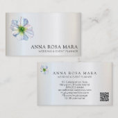 *~* QR Bloedregenboog witte anenaalboom Visitekaartje (Voorkant / Achterkant)